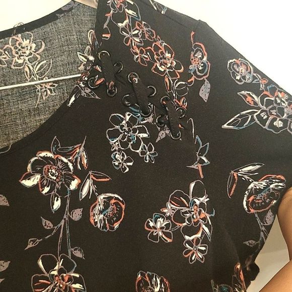 TORRID Babydoll Dress-Black sz. 00 - Picture 4 of 8